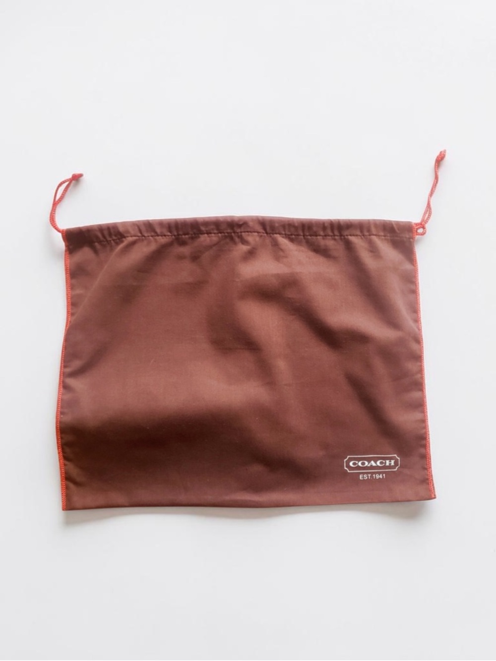 Coach Y2K Brown Red Drawstring
Dust Bag Vintage